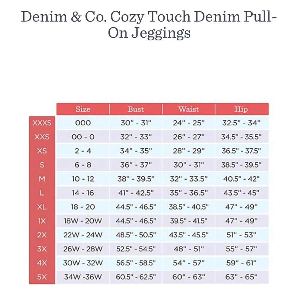 Denim & Co Black Cozy Touch pull on regular Jeggings - Picture 8 of 8